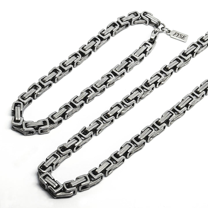 Byzantine Chain & Bracelet Set - 5mm