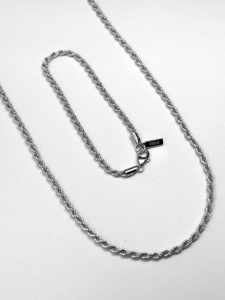 Rope Chain & Bracelet Set aus S925 Sterling Silber - 2,8mm